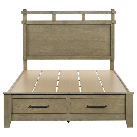 Hazlewood Panel Platform Storage Bed - Furniture World