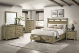 Hazlewood Panel Platform Storage Bed - Furniture World