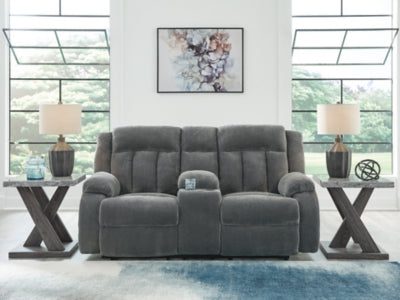 Observation Power Reclining Loveseat with Console - Furniture World