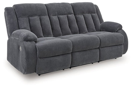 Observation Power Reclining Sofa with Drop Down Table - Furniture World