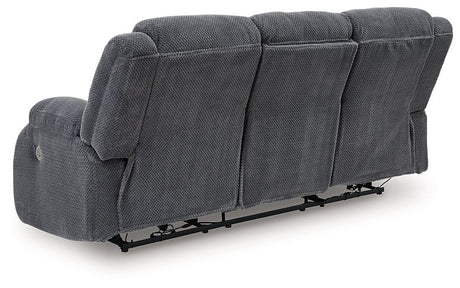 Observation Power Reclining Sofa with Drop Down Table - Furniture World