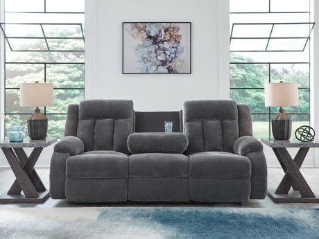 Observation Power Reclining Sofa with Drop Down Table - Furniture World