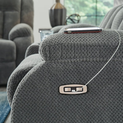 Observation Power Reclining Loveseat with Console - Furniture World