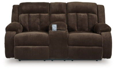 Observation Power Reclining Loveseat with Console - Furniture World