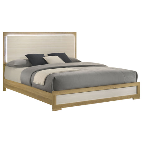 Hyland Panel Bed with LED Lighting - Furniture World