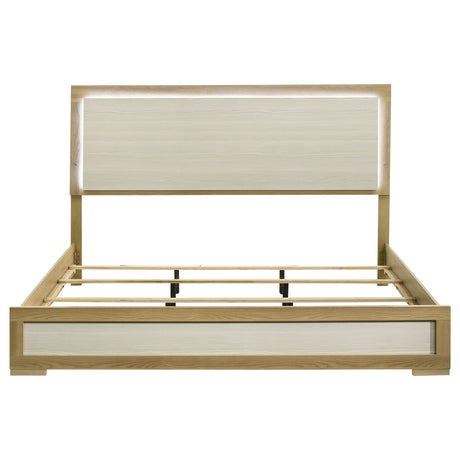 Hyland Panel Bed with LED Lighting - Furniture World