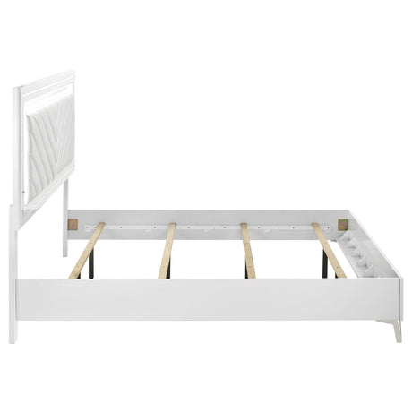 Cassia Panel Bed with LED Lighting - Furniture World