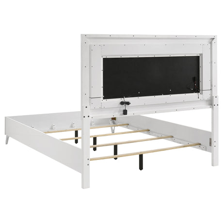 Cassia Panel Bed with LED Lighting - Furniture World