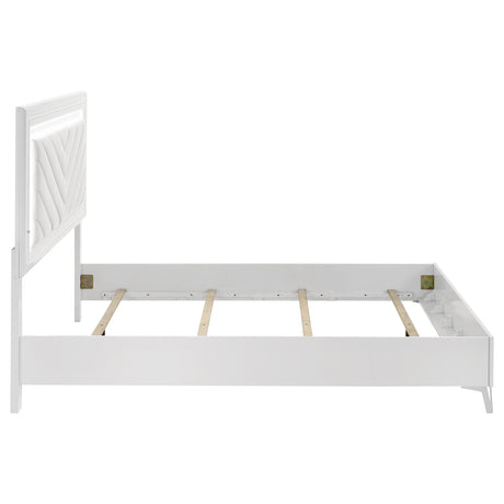 Cassia Panel Bed with LED Lighting - Furniture World