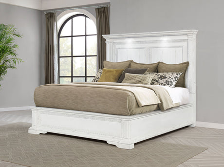 McKinney Panel Bed with LED Lighting - Furniture World