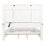 McKinney Panel Bed with LED Lighting - Furniture World