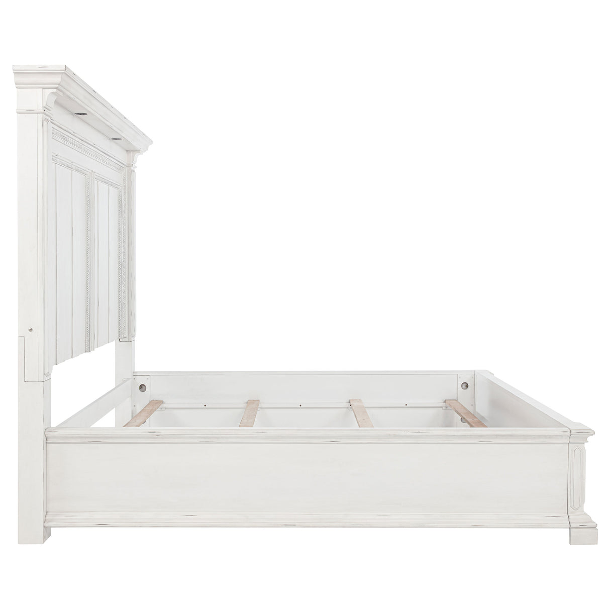McKinney Panel Bed with LED Lighting - Furniture World