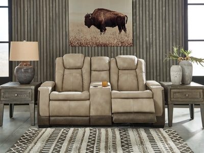 Next-Gen DuraPella Power Reclining Loveseat with Console - Furniture World