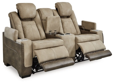 Next-Gen DuraPella Power Reclining Loveseat with Console - Furniture World