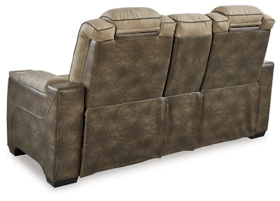 Next-Gen DuraPella Power Reclining Loveseat with Console - Furniture World