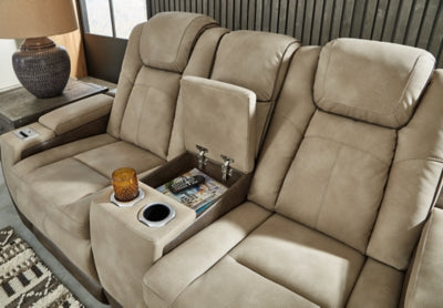 Next-Gen DuraPella Power Reclining Loveseat with Console - Furniture World