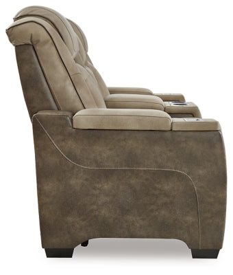 Next-Gen DuraPella Power Reclining Loveseat with Console - Furniture World