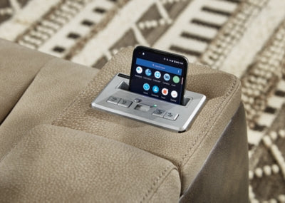 Next-Gen DuraPella Power Reclining Loveseat with Console - Furniture World