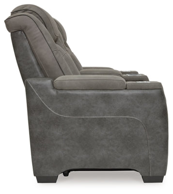 Next-Gen DuraPella Power Reclining Loveseat with Console - Furniture World