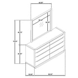 Leandro Dresser with Mirror - Furniture World