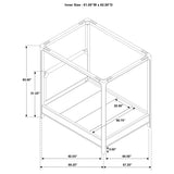 Solano Canopy Panel Platform Bed - Furniture World