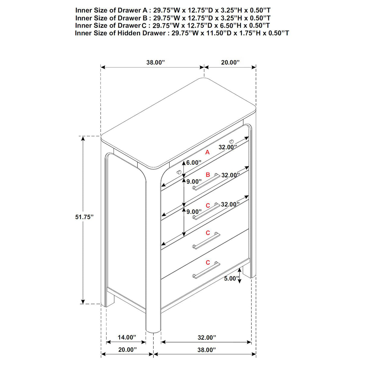 Solano Chest of Drawers - Furniture World