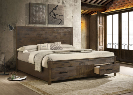 Woodmont Panel Platform Storage Bed - Furniture World