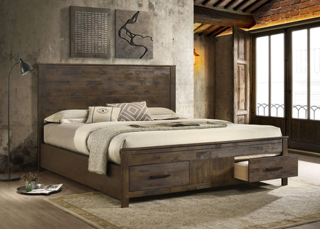 Woodmont Panel Platform Storage Bed - Furniture World