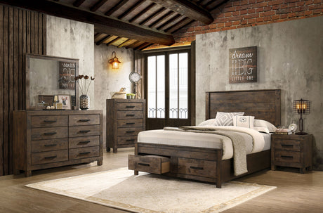 Woodmont Panel Platform Storage Bed - Furniture World