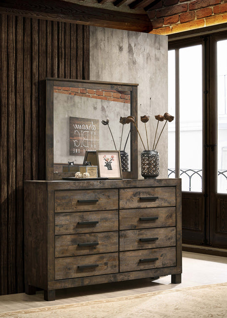 Woodmont Dresser with Mirror - Furniture World