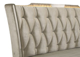 Lorient Wingback Bed with LED Lighting - Furniture World