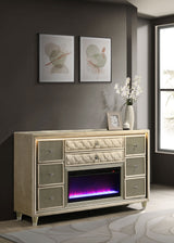 Lorient LED Dresser with Flame Visualizer - Furniture World