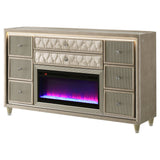 Lorient LED Dresser with Flame Visualizer - Furniture World