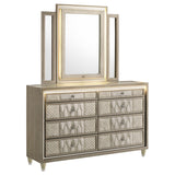 Lorient LED Dresser with LED Mirror - Furniture World