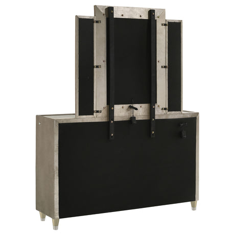 Lorient LED Dresser with LED Mirror - Furniture World