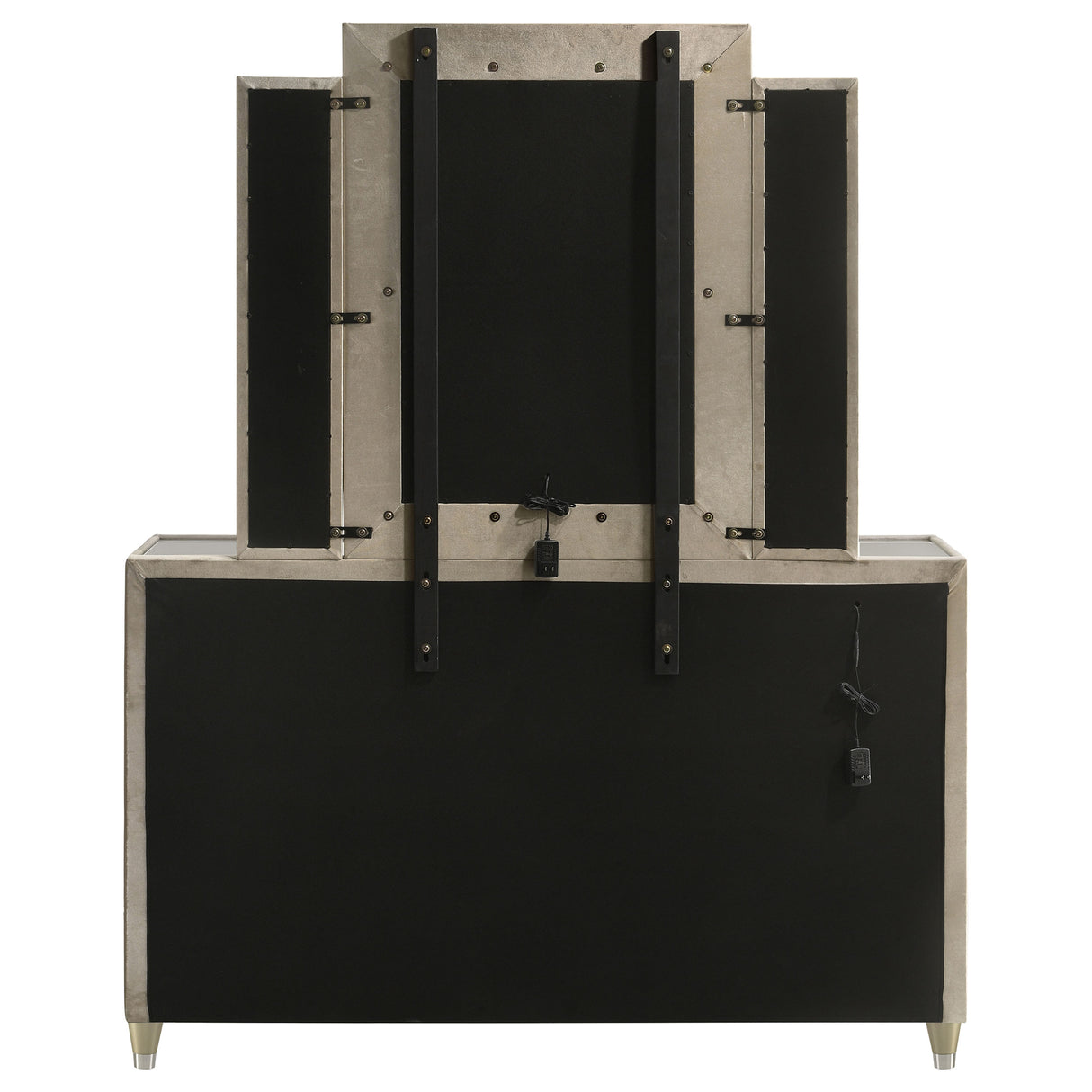 Lorient LED Dresser with LED Mirror - Furniture World