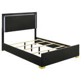 Marceline Panel Bed with LED Lighting - Furniture World