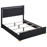 Marceline Panel Bed with LED Lighting - Furniture World