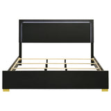 Marceline Panel Bed with LED Lighting - Furniture World