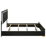 Marceline Panel Bed with LED Lighting - Furniture World