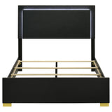 Marceline Panel Bed with LED Lighting - Furniture World