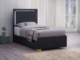 Marceline Panel Bed with LED Lighting - Furniture World