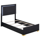 Marceline Panel Bed with LED Lighting - Furniture World