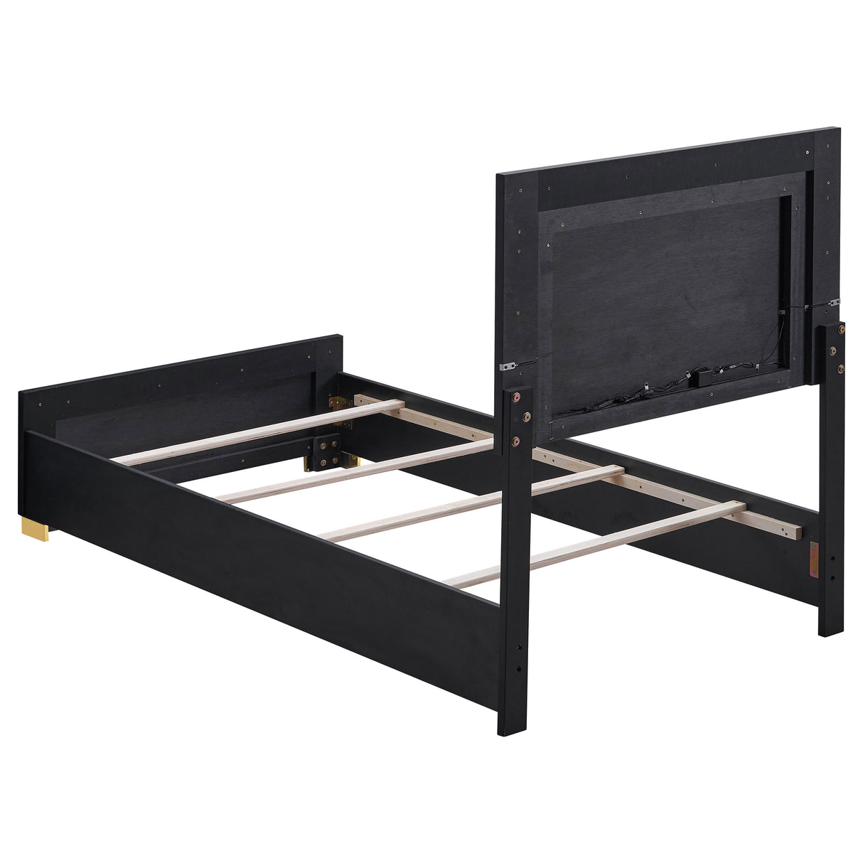 Marceline Panel Bed with LED Lighting - Furniture World