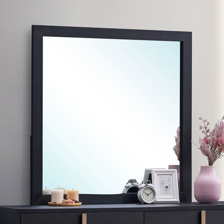 Marceline Dresser Mirror Black - Furniture World