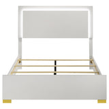 Marceline Panel Bed with LED Lighting - Furniture World