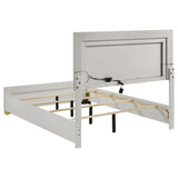 Marceline Panel Bed with LED Lighting - Furniture World