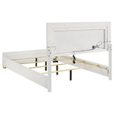 Marceline Panel Bed with LED Lighting - Furniture World