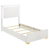 Marceline Panel Bed with LED Lighting - Furniture World