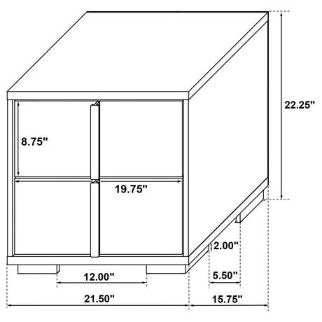 Marceline Nightstand - Furniture World